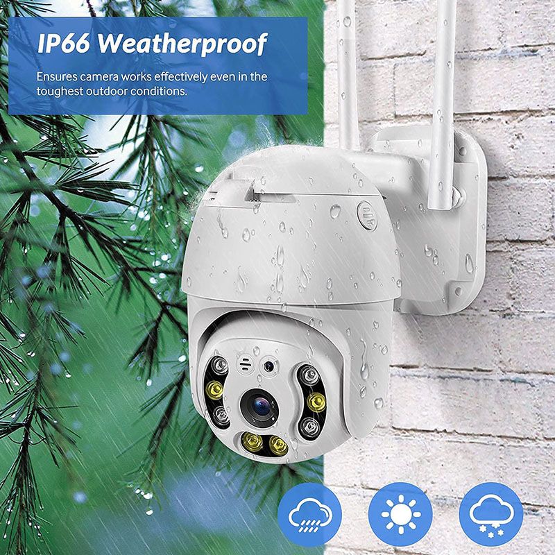 Wireless IP Network Camera Outdoor Waterproof Motion Alarm Camera