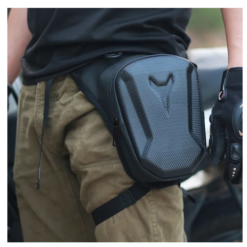 Motorcycle Leg Tank Bag Waterproof Waist Pack Crossbody Rider Biker Drop