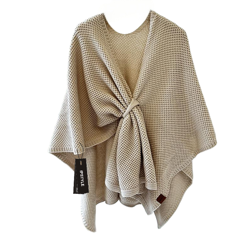 Vintage Cloak Sweater Autumn Winter New Comfortable Casual Loose Knitwear Cloak Outerwear