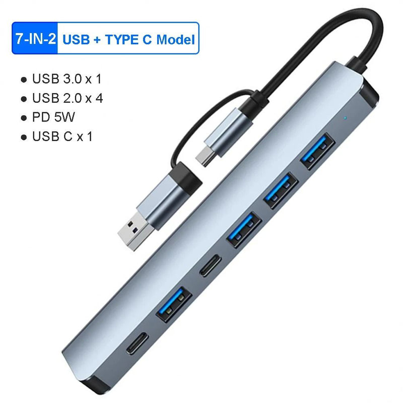 Docking 5Gbps High Speed OTG Adapter Type C to USB 3.0 Hub For Laptop