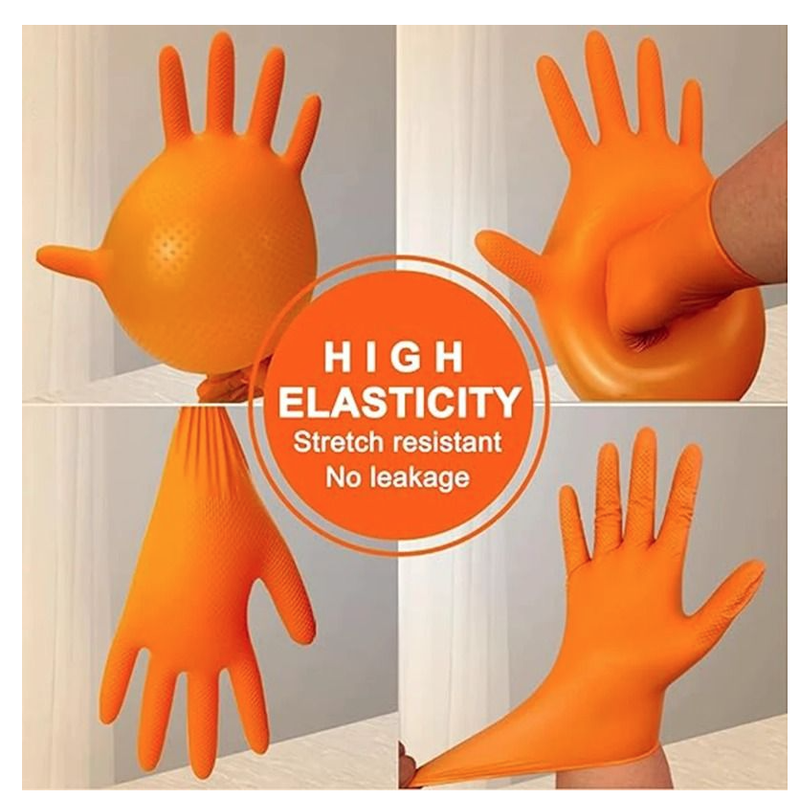 Heavy Duty Disposable Nitrile Gloves 8Mil Extra Thick