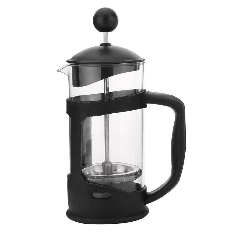 New French Press 400ml Heat Resistant Glass Coffee Press