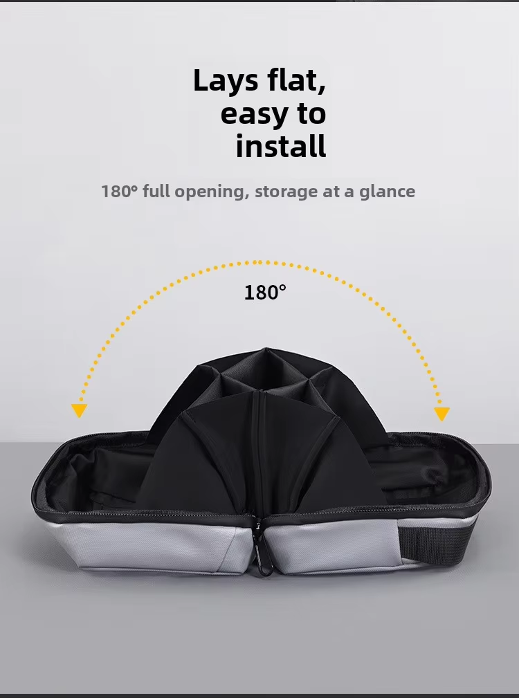 High Quality PU Leather Tech Organizer Power Bank Cable OEM ODM Waterproof Business Travel Storage Bag