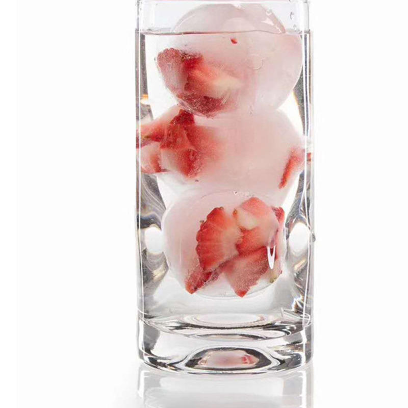 3pcs Round Refrigerator Shape Bar Ice Cube Shape suitable for Whisky
