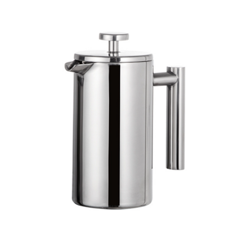 Stainless Steel Coffee Press Percolator Percolator Pot Double Wall Lar