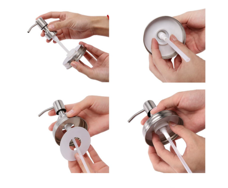 Jar Liquid Soap Dispenser 480 ML