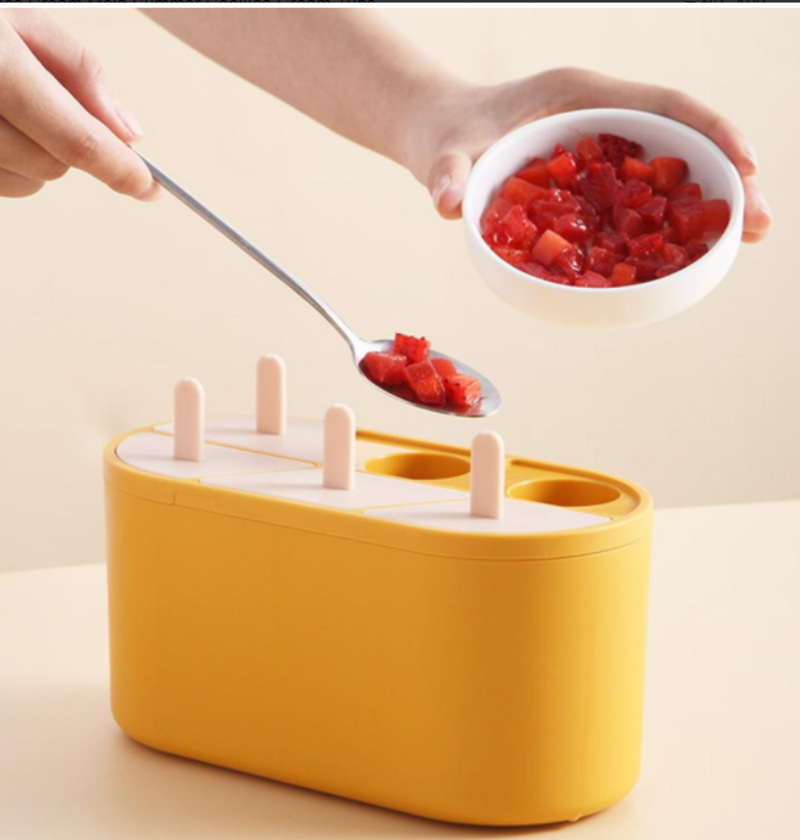 Six Silicone Monk Ice Cubes Healthy Ice Molds Ice in Stick Ice Summer