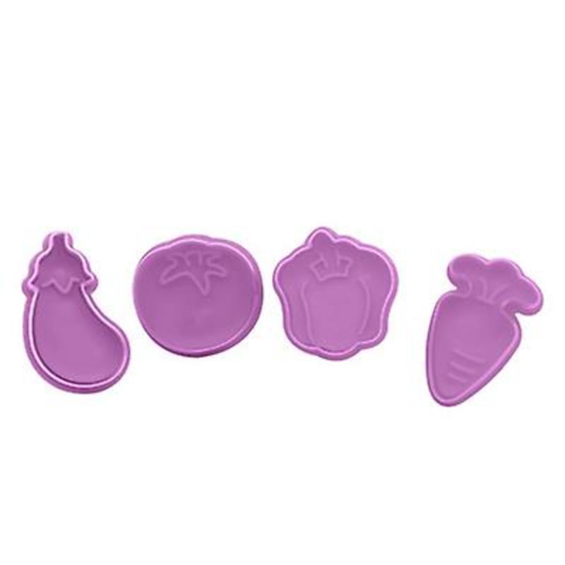 DIY Baking Tools Silicone Cookie Mold - 4 Pieces/Set