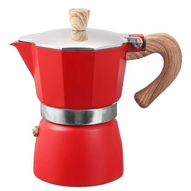 Italian aluminum coffee machine Mocha Espresso Patelnia suitable for 3 cups