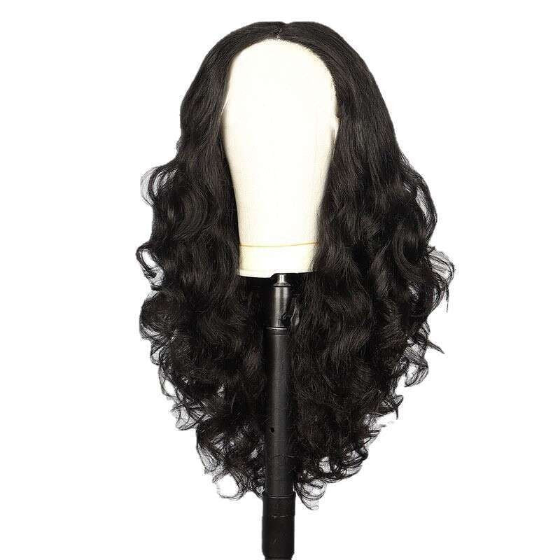 Synthetic Full Water Wave Wig For Women Yaki Fluffy Hair