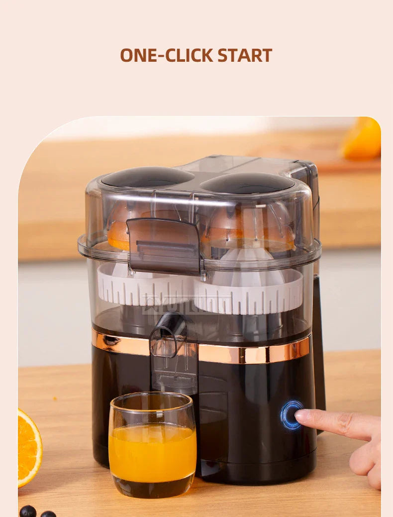 IPSTYLE Dual Head Automatic Citrus Juicer Machine Electric Lemon Orange Press