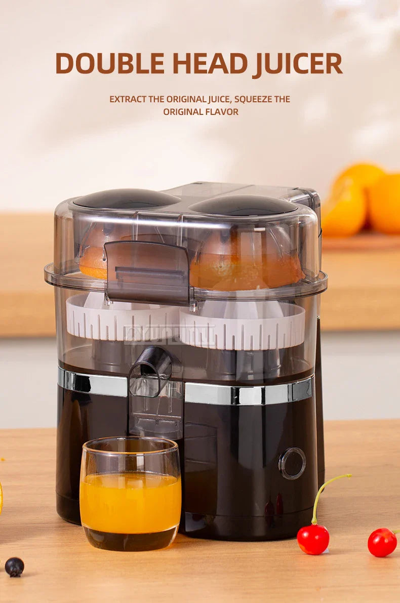 IPSTYLE Dual Head Automatic Citrus Juicer Machine Electric Lemon Orange Press