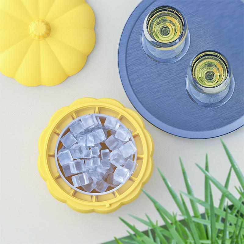 Silicone Ice Cube Pumpkin Portable Bucket Cooler for Wine
