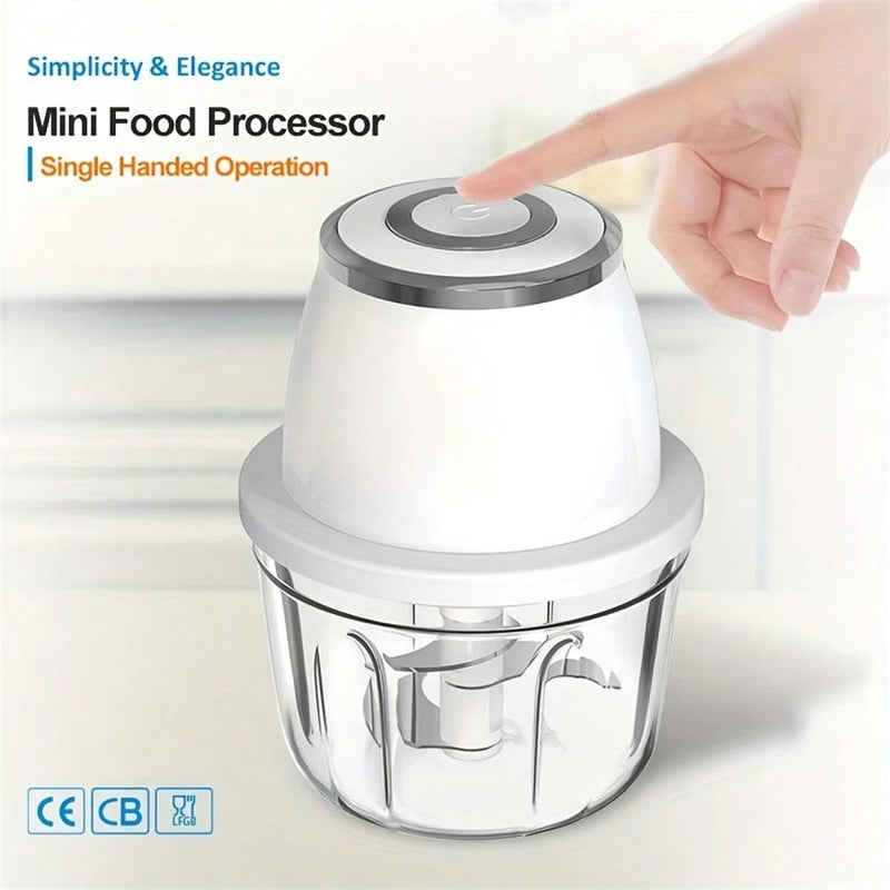 Rechargeable Mini Food Processor, Electric USB