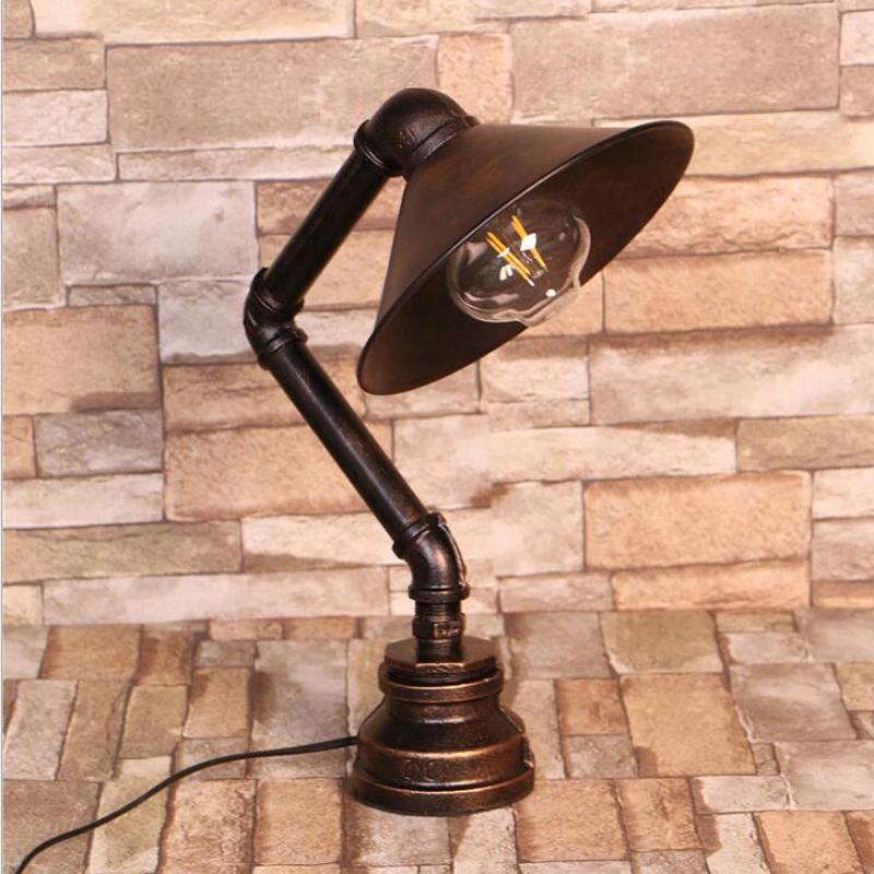 Steam Industrial Steam Study Light 110V 220V Switching E27 Table