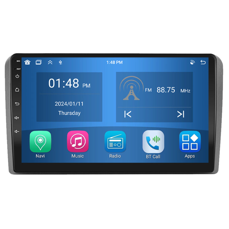 RoverOne Car Stereo Radio Bluetooth CarPlay GPS Navigation for Audi A3 2 8P 2003 - 2013 S3 2 2006 - 2012 RS3 1 2011 2012