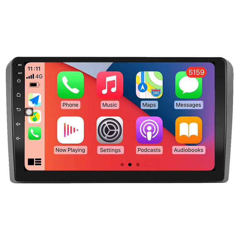RoverOne Car Stereo Radio Bluetooth CarPlay GPS Navigation for Audi A3 2 8P 2003 - 2013 S3 2 2006 - 2012 RS3 1 2011 2012