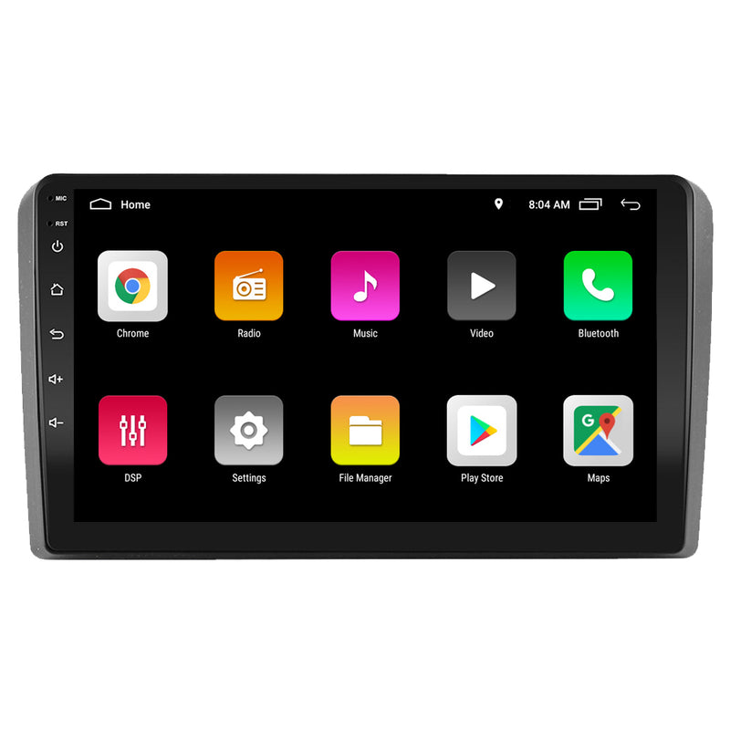 RoverOne Car Stereo Radio Bluetooth CarPlay GPS Navigation for Audi A3 2 8P 2003 - 2013 S3 2 2006 - 2012 RS3 1 2011 2012