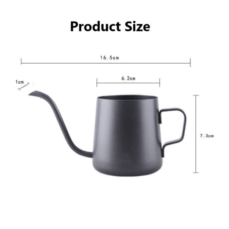 250ml pour kettle stainless steel coffee machine Colly tea pot can kit