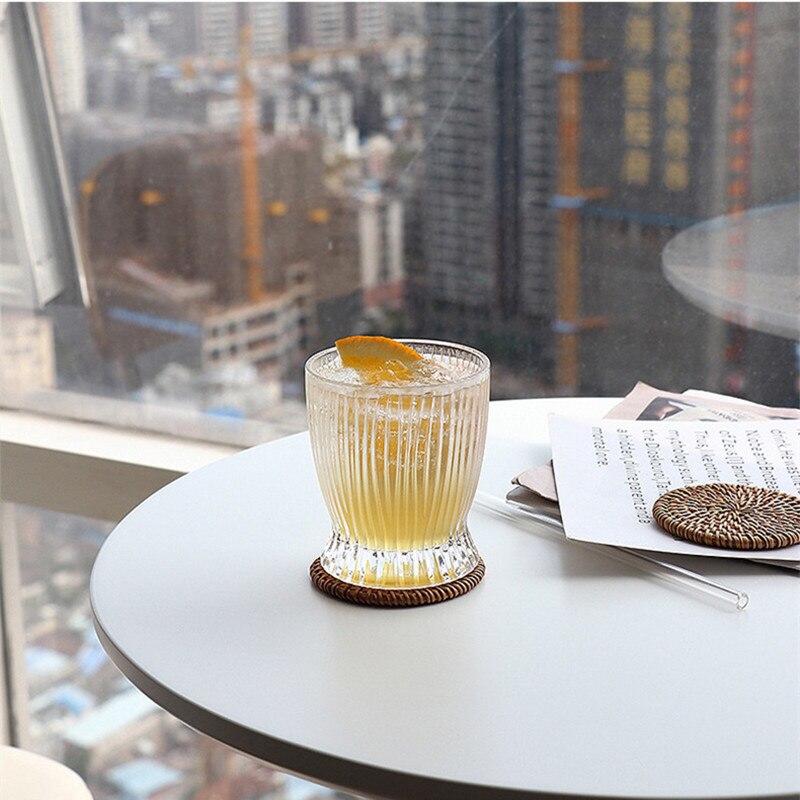 Nordic transparent glass shot cup coffee coffee drinks whisky cocktail