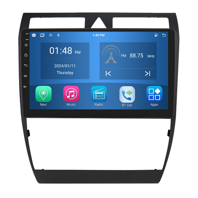 RoverOne Car Stereo Radio Bluetooth CarPlay GPS Navigation for Audi A6 C5 1997 - 2004 S6 2 1999 - 2004 RS6 1 2002 - 2006
