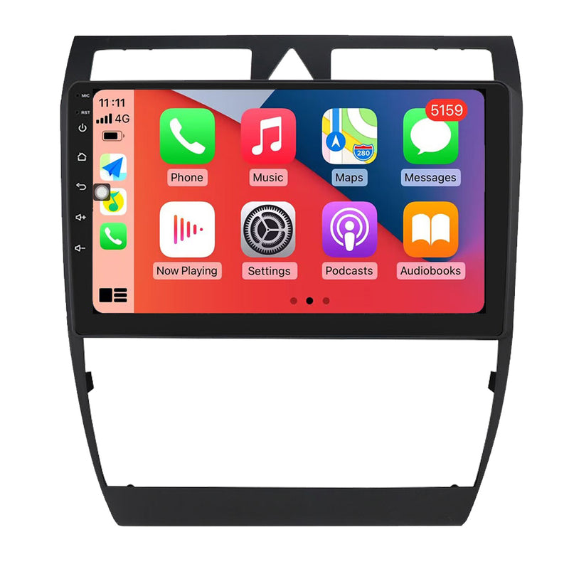 RoverOne Car Stereo Radio Bluetooth CarPlay GPS Navigation for Audi A6 C5 1997 - 2004 S6 2 1999 - 2004 RS6 1 2002 - 2006