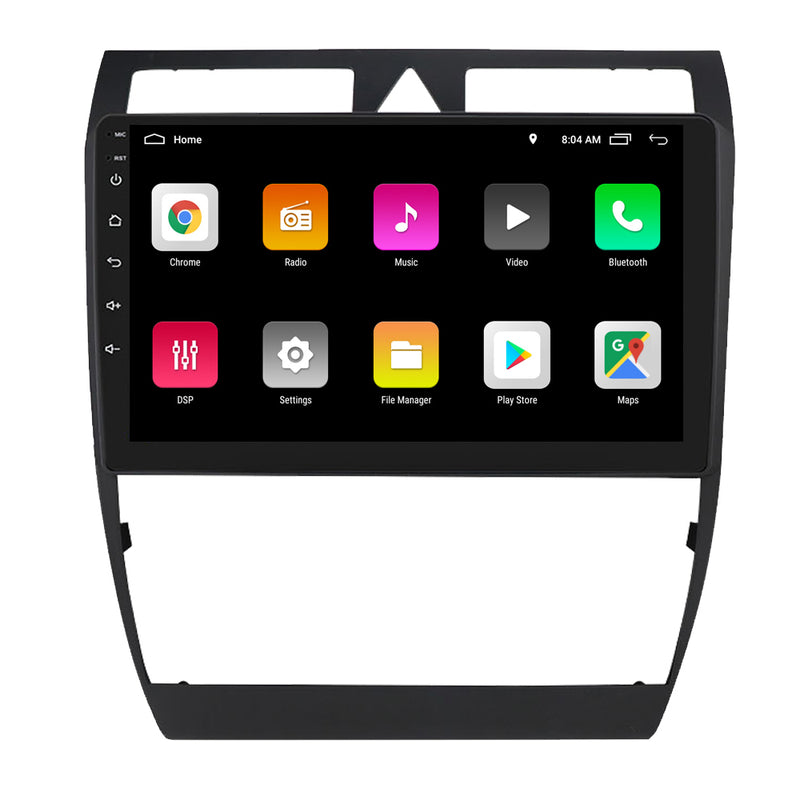 RoverOne Car Stereo Radio Bluetooth CarPlay GPS Navigation for Audi A6 C5 1997 - 2004 S6 2 1999 - 2004 RS6 1 2002 - 2006