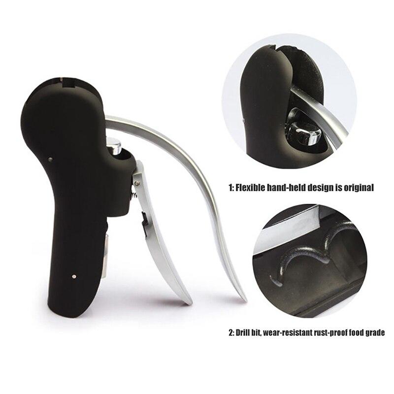 Zinc Alloy Wine Bottle Opener Bottle Opener Built-in Leaf Rabbit Corks