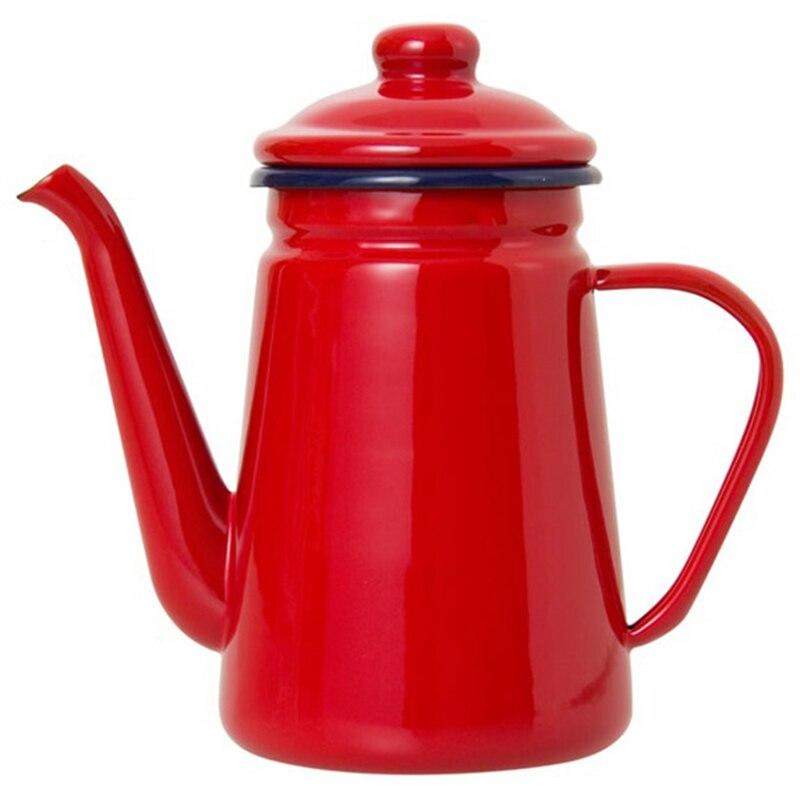 Enameled Coffee Pot for Gas Cooker