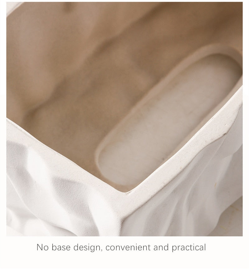 Nordic ins luxury ceramic towel box
