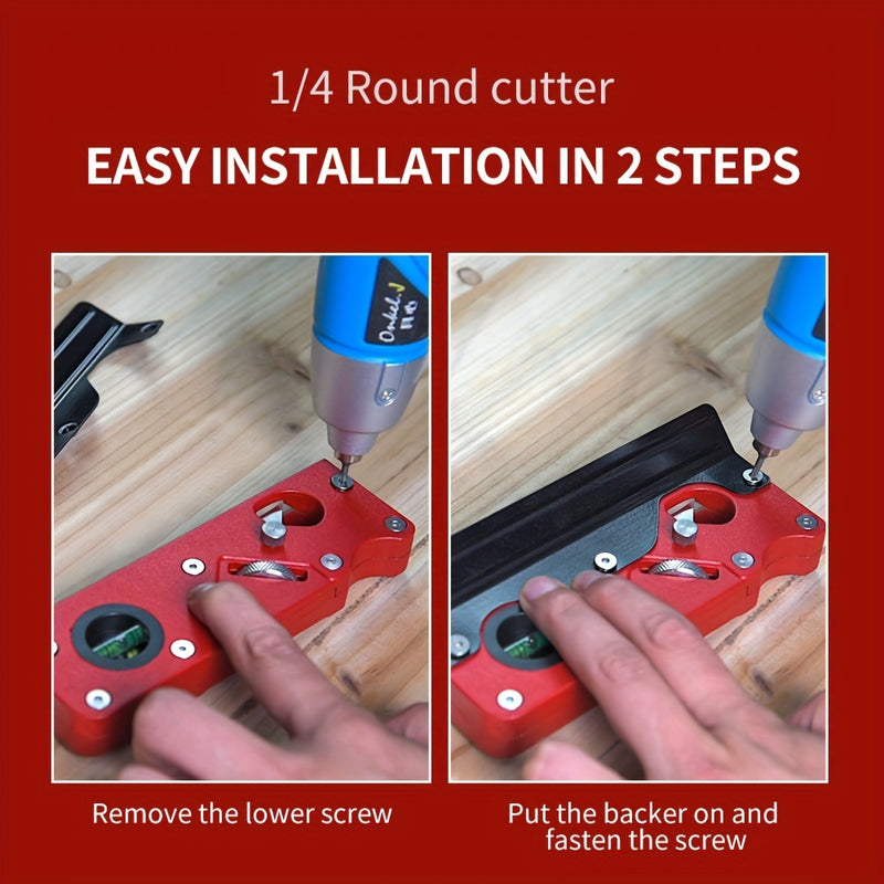 7-in-1 Multifunctional Woodworking Chamfer Plane with Bubble Level