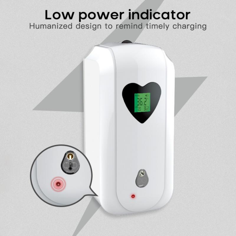 Wall-mounted Body Temperature Alarm Automatic Spray Disinfection