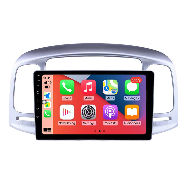 RoverOne Car Stereo Radio Bluetooth CarPlay GPS Navigation for Hyundai Accent 3 2006 - 2011