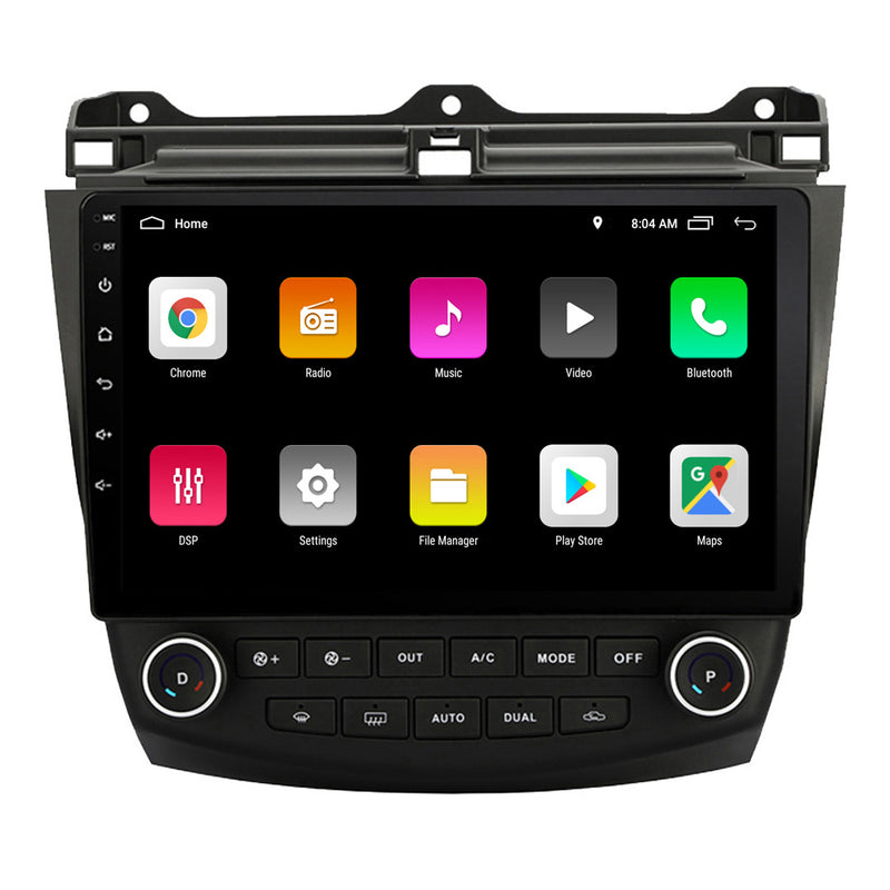 RoverOne Car Stereo Radio Bluetooth CarPlay GPS Navigation for Honda Accord 7 VII 2002 - 2008