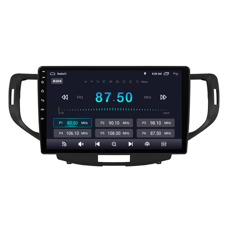RoverOne Car Stereo Radio Bluetooth CarPlay GPS Navigation for Honda Accord 8 2008 - 2012