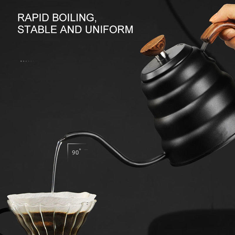 1L stainless steel tea kettle with Slim Get Gooseneck with thermometer