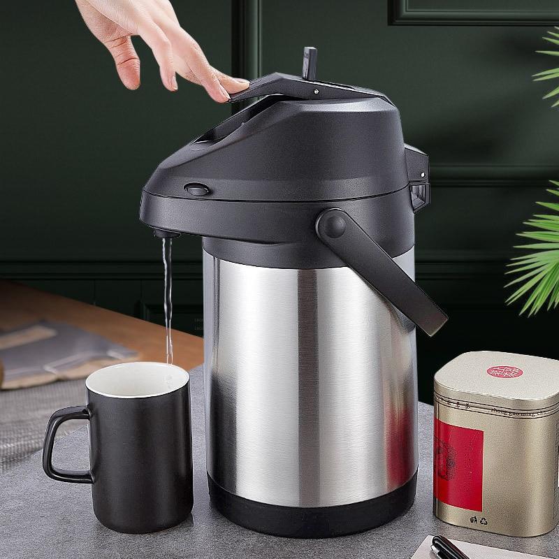 Airpot hot and cold beverage dispenser