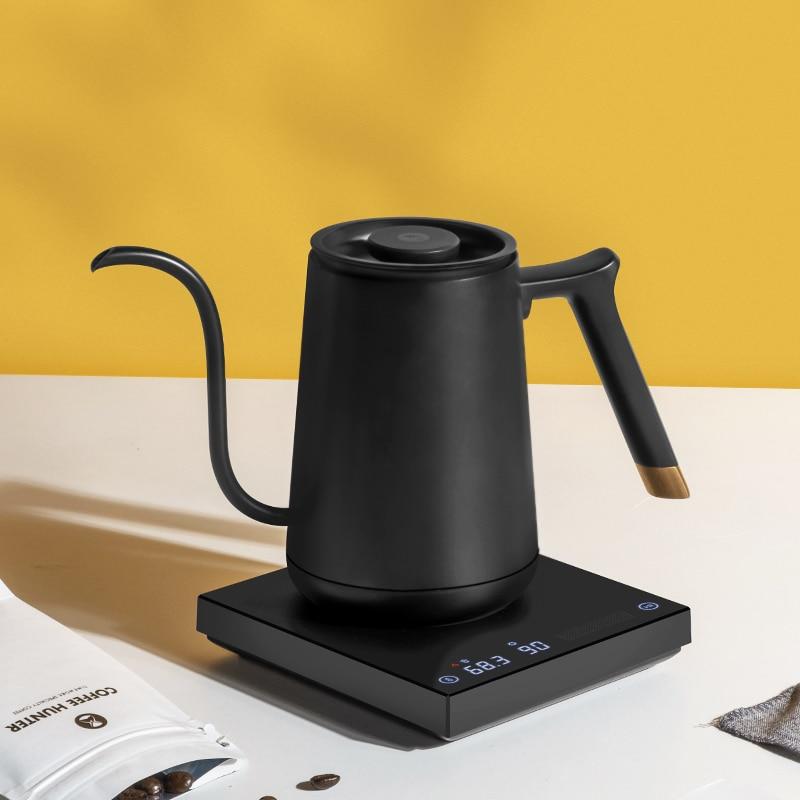 Electric Smart Fish Pour Kettle Neck Variable Temperature Adjust 600ml
