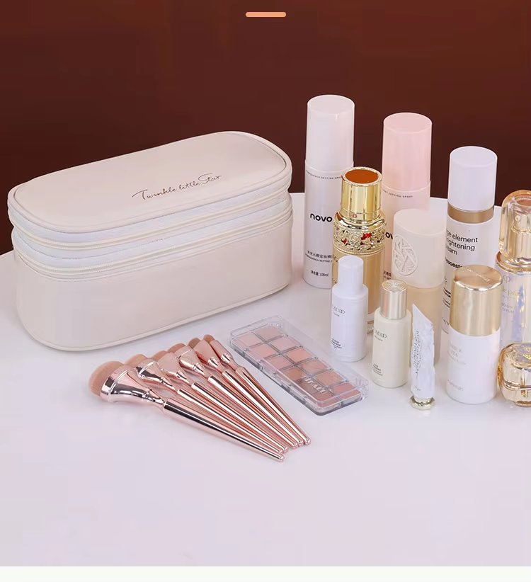 Water Resistant Portable Travel Cosmetic Organizer Case