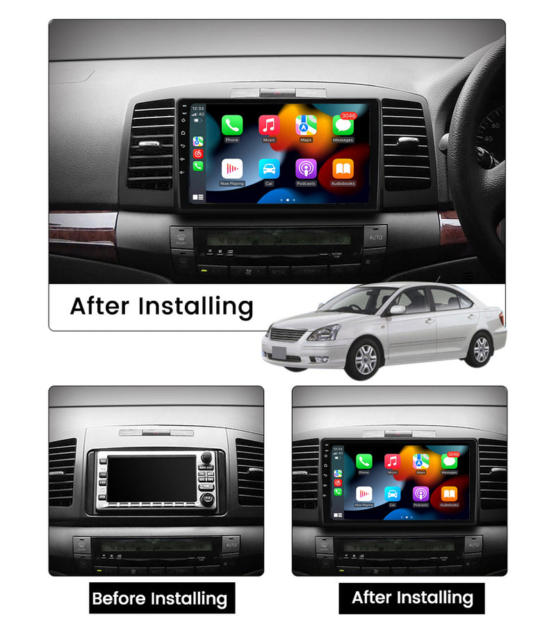 RoverOne Car Stereo Radio Bluetooth CarPlay GPS Navigation for Toyota Allion Premio T240 2001 - 2007