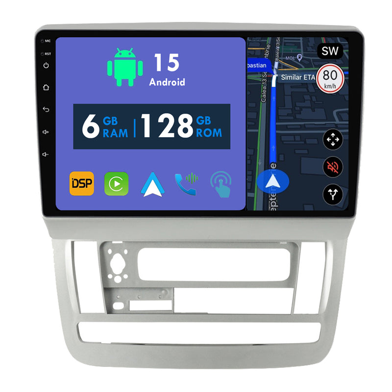 RoverOne Car Stereo Radio Bluetooth CarPlay GPS Navigation for Toyota Alphard 1 H10 2002 - 2008
