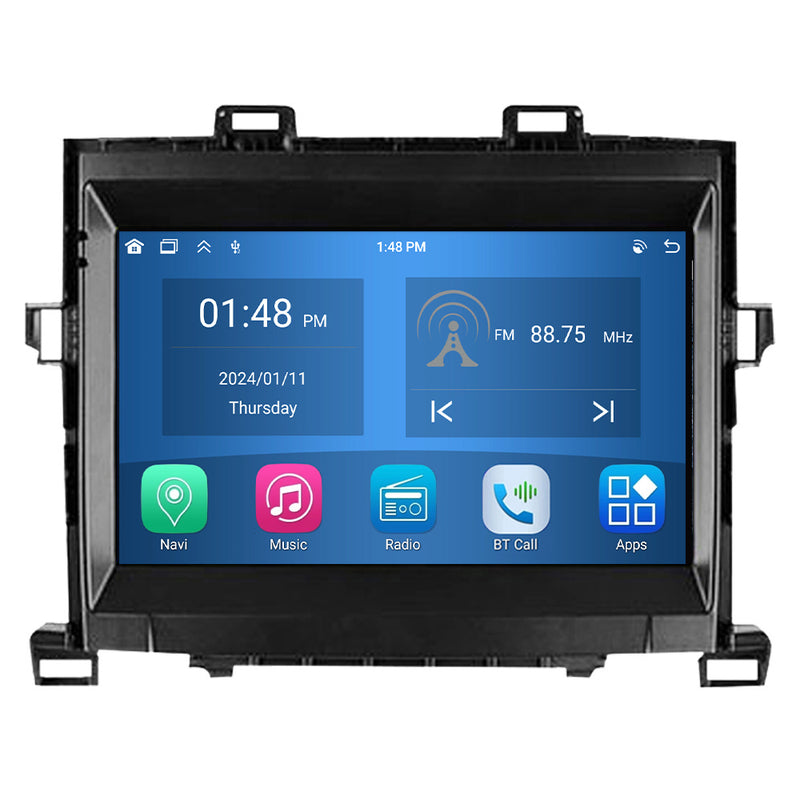 RoverOne Car Stereo Radio Bluetooth CarPlay GPS Navigation for Toyota Alphard H20 2008 - 2014