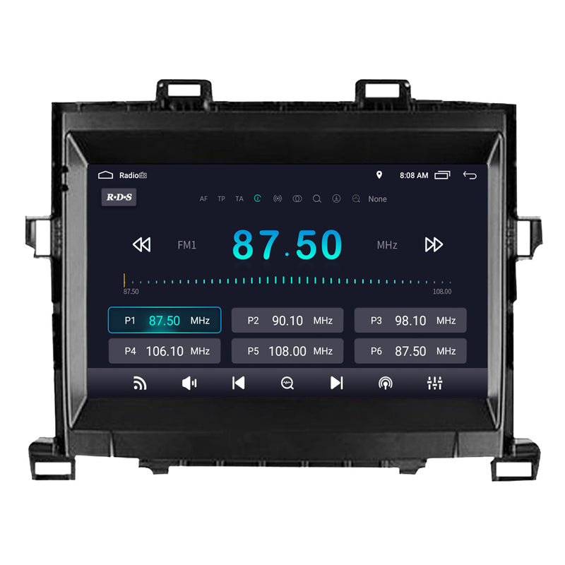 RoverOne Car Stereo Radio Bluetooth CarPlay GPS Navigation for Toyota Alphard H20 2008 - 2014