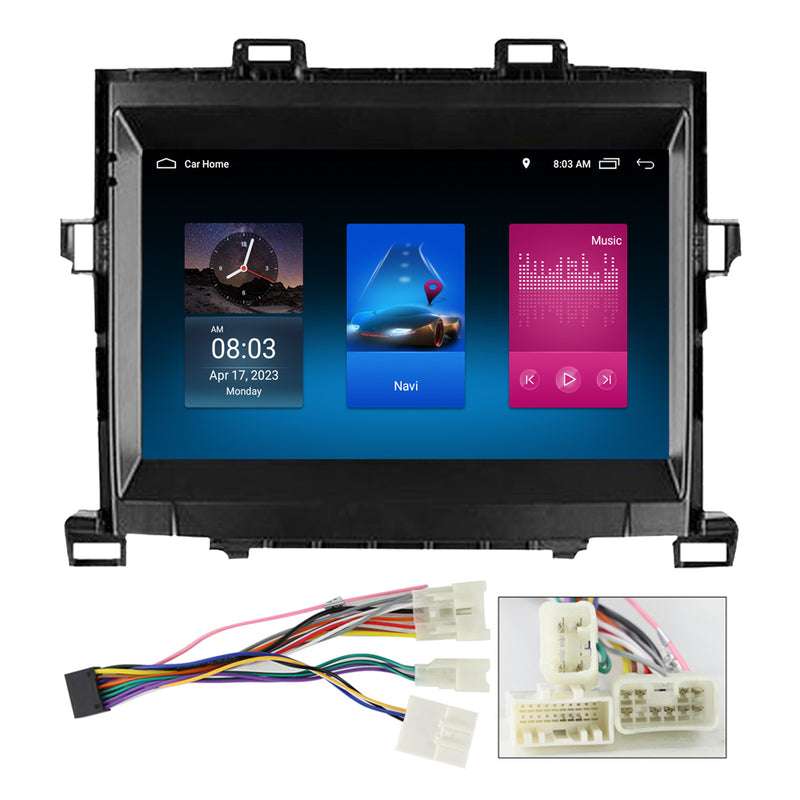 RoverOne Car Stereo Radio Bluetooth CarPlay GPS Navigation for Toyota Alphard H20 2008 - 2014