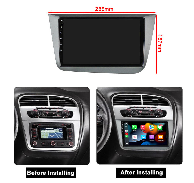 RoverOne Car Stereo Radio Bluetooth CarPlay GPS Navigation for Seat Altea 5P 2004 - 2015 Toledo 5P 3 2004 - 2009