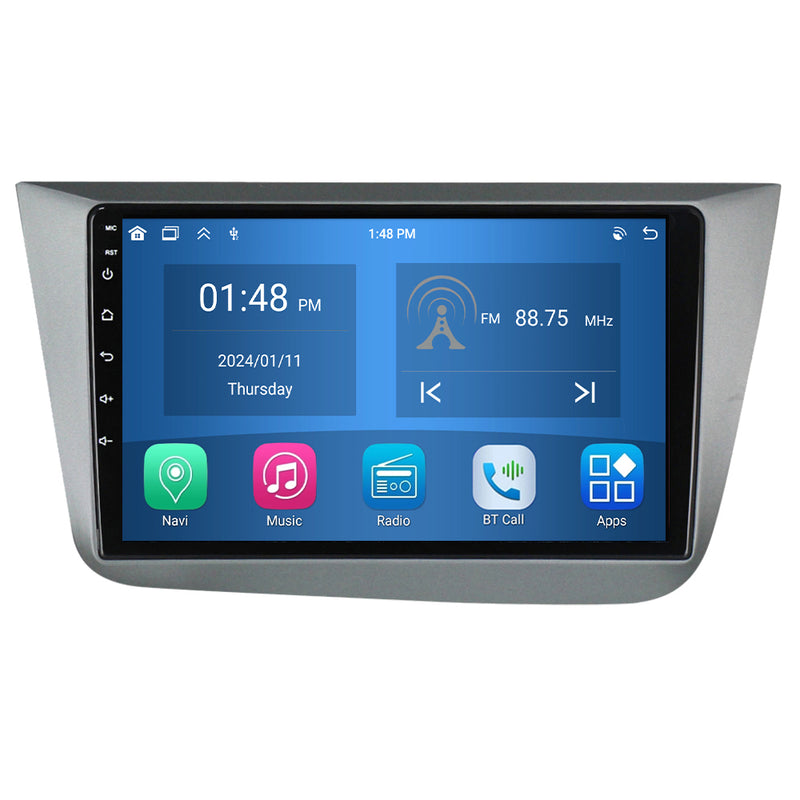 RoverOne Car Stereo Radio Bluetooth CarPlay GPS Navigation for Seat Altea 5P 2004 - 2015 Toledo 5P 3 2004 - 2009