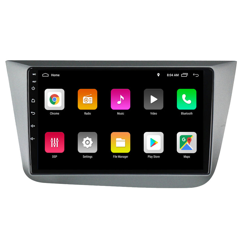 RoverOne Car Stereo Radio Bluetooth CarPlay GPS Navigation for Seat Altea 5P 2004 - 2015 Toledo 5P 3 2004 - 2009