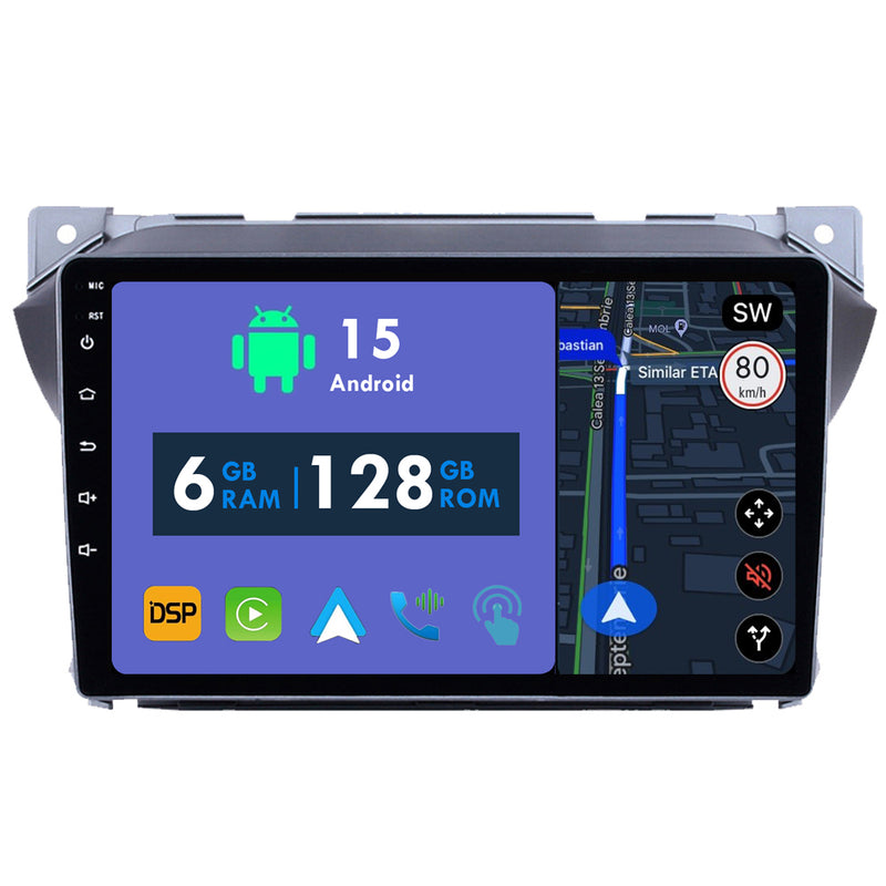RoverOne Car Stereo Radio Bluetooth CarPlay GPS Navigation for Suzuki Alto 2009 - 2016