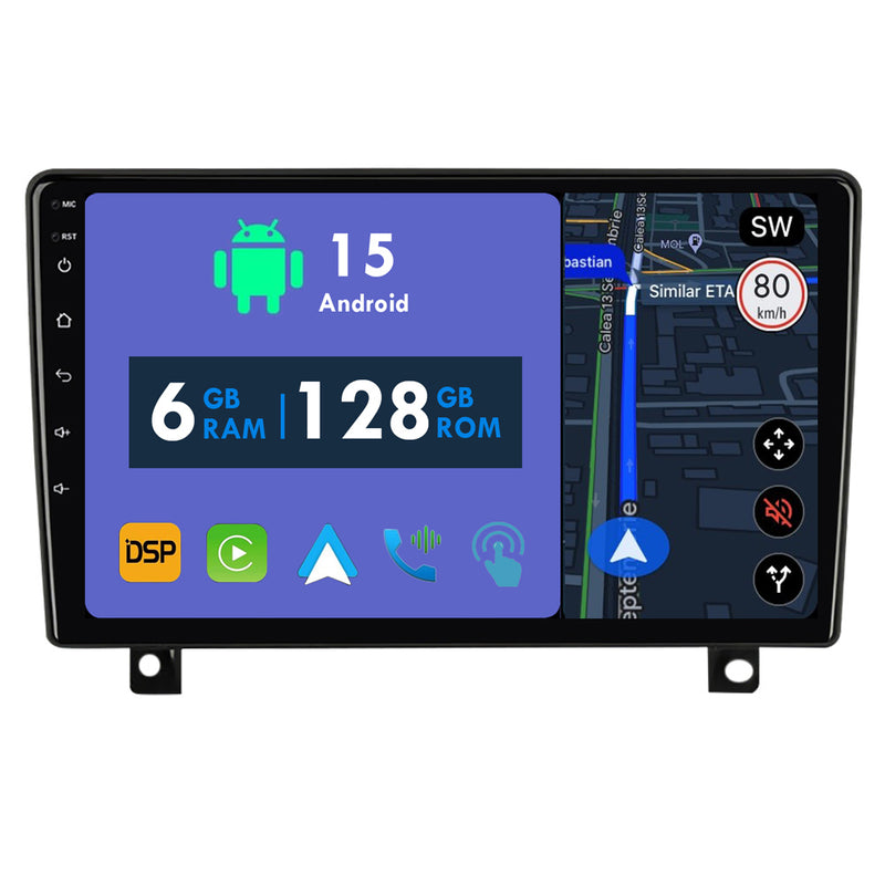 RoverOne Car Stereo Radio Bluetooth CarPlay GPS Navigation for Opel Astra H 2006 - 2014