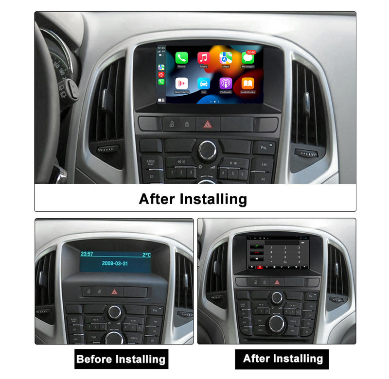 RoverOne Car Stereo Radio Bluetooth CarPlay GPS Navigation for Opel Astra J 2010 2011 2013 CD300 CD400